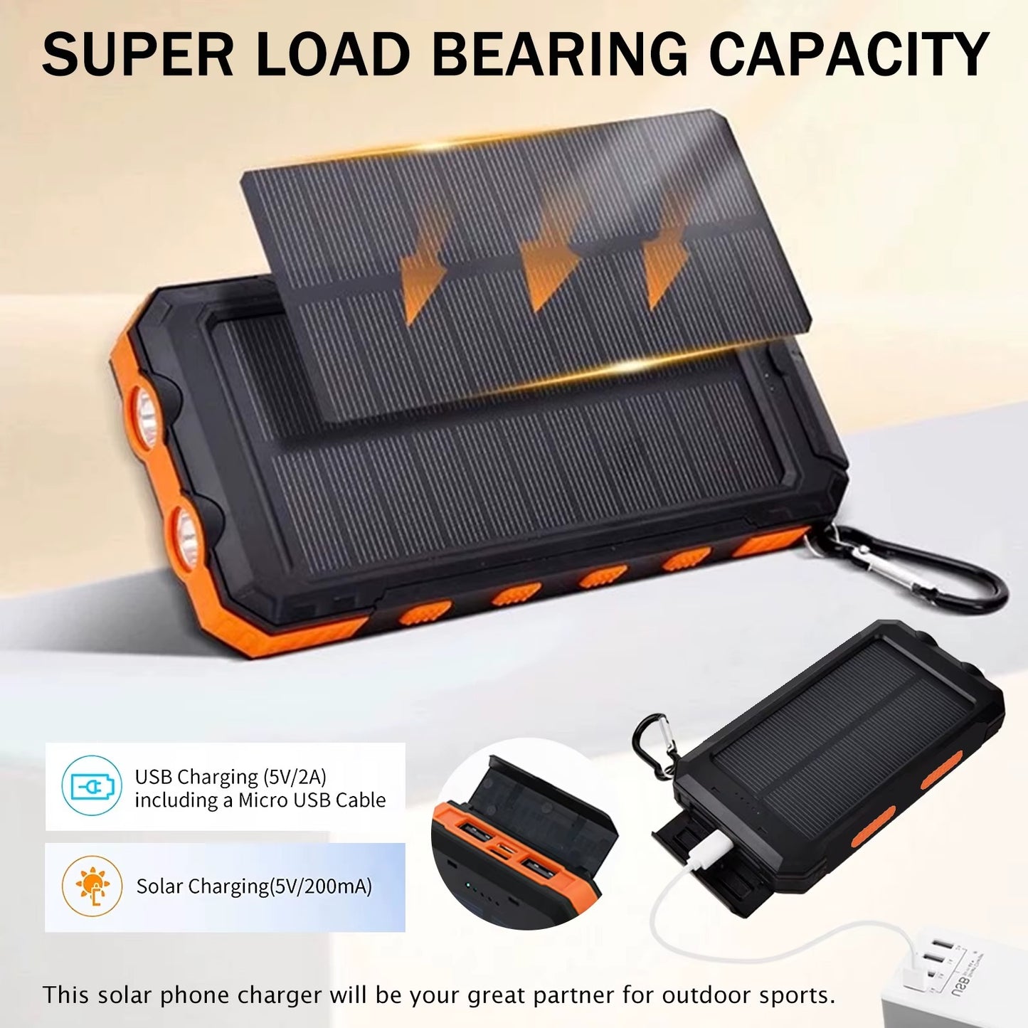 Solcell powerbank