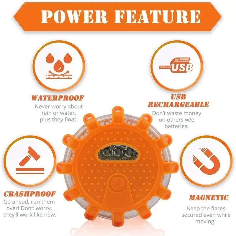 Varningslampor Orange