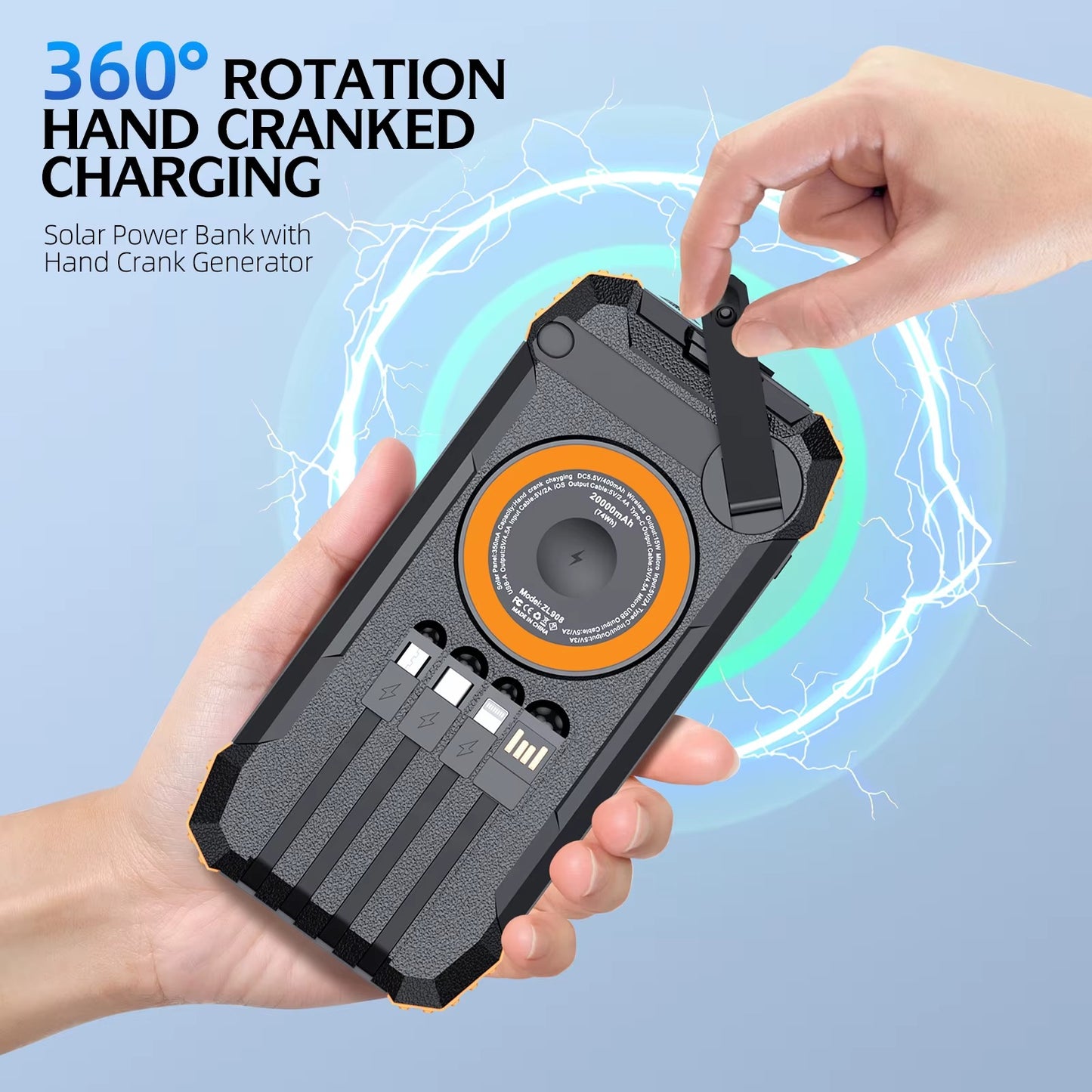 Powerbank solcell