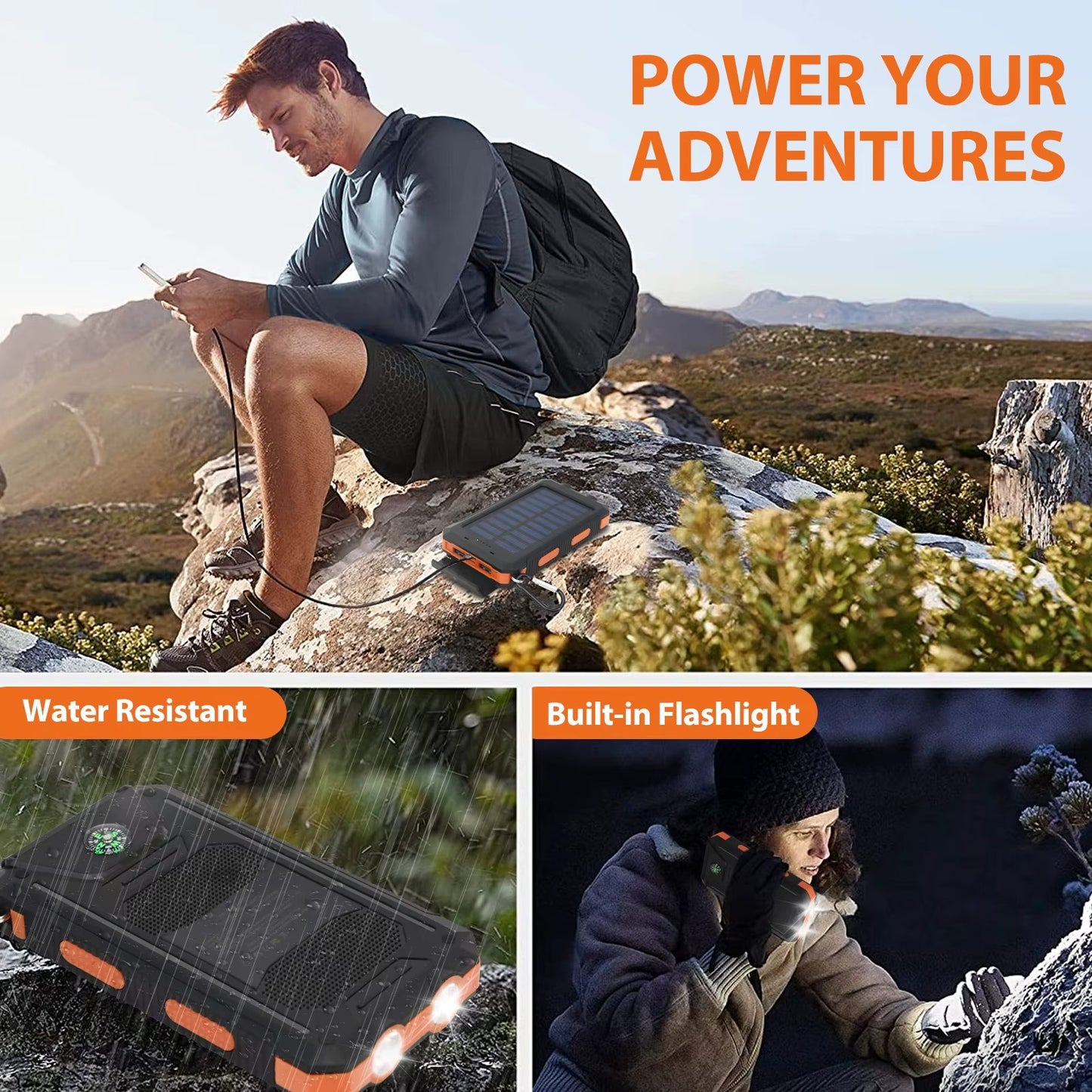 Solcell powerbank